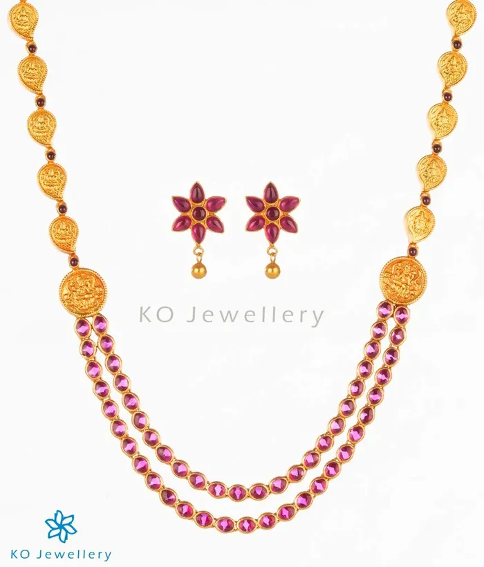 Silversmith The Aparajita Silver Lakshmi Coin Necklace Necklaces