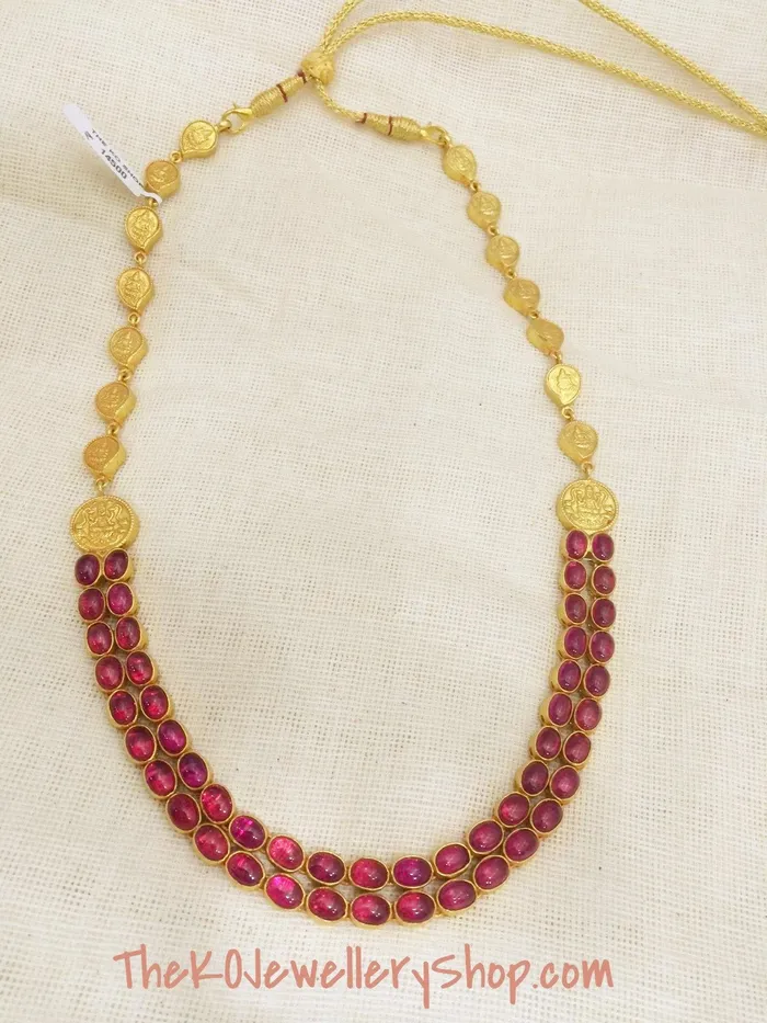 Silversmith The Aparajita Silver Lakshmi Coin Necklace Necklaces