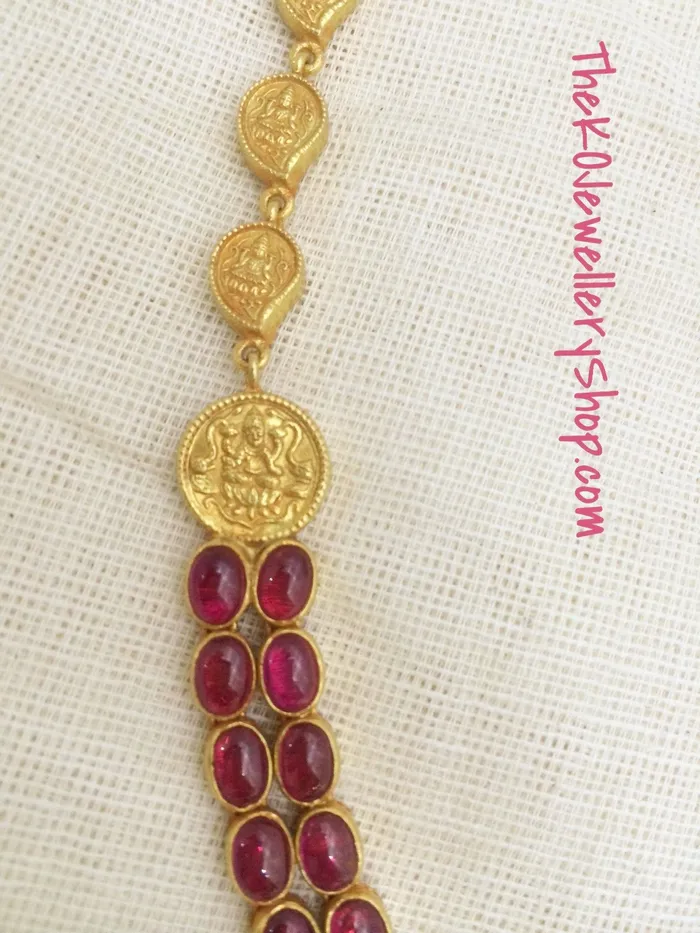 Silversmith The Aparajita Silver Lakshmi Coin Necklace Necklaces