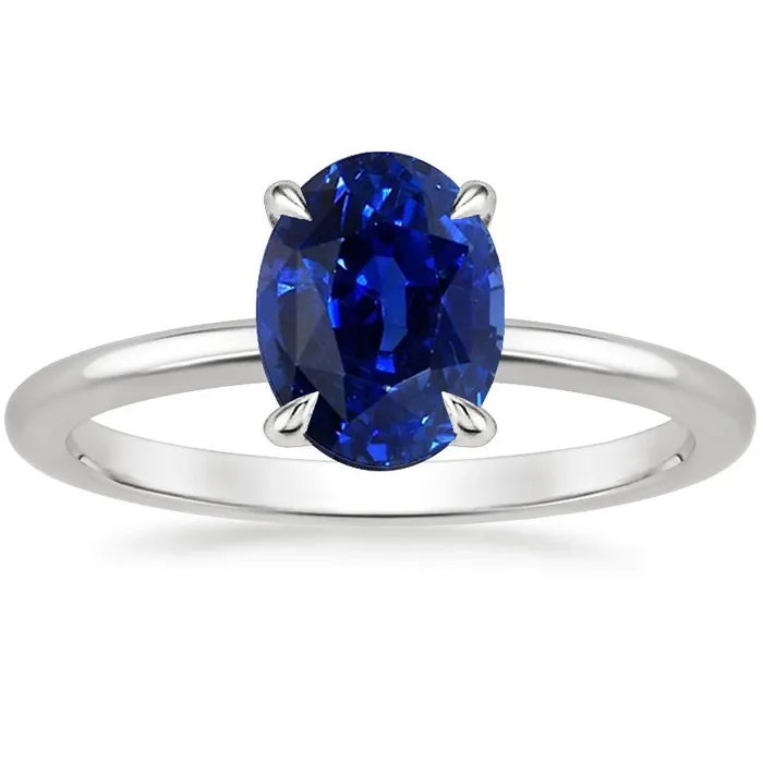 Solitaire Ring Oval Cut Ceylon Sapphire 250 Carats Prong Set HarryChadEntcom Rings Solitaire Ring Oval Cut Ceylon Sapphire 250 Carats Prong Set HarryChadEntcom Rings