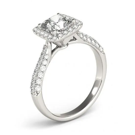 Sparkling 2 Carat Cushion Natural Earth Mined Diamond Engagement Ring Solid Gold 14K GB Rings Sparkling 2 Carat Cushion Natural Earth Mined Diamond Engagement Ring Solid Gold 14K GB Rings