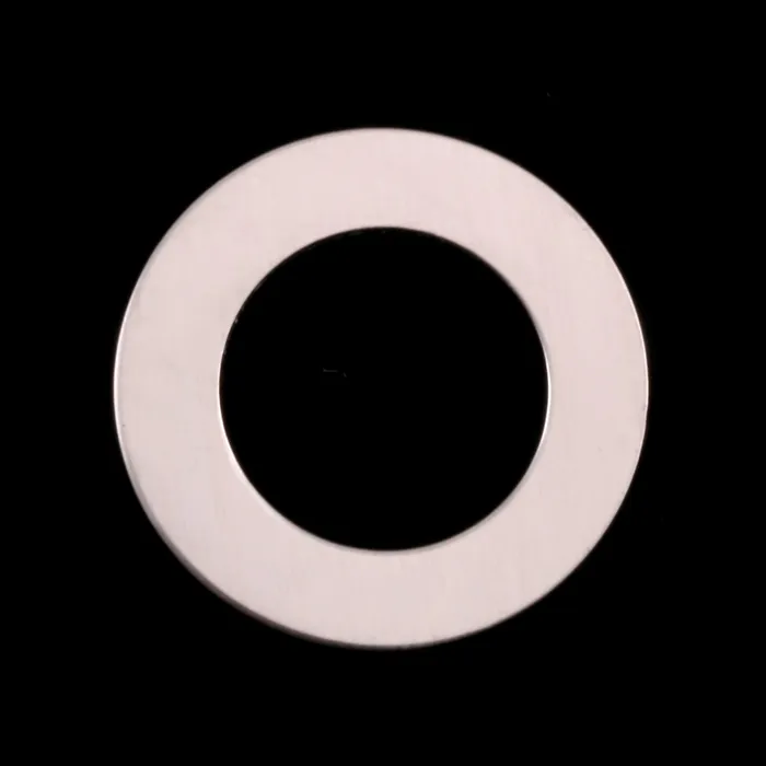 Sterling Silver Washer 25mm 1 with 16mm 63 ID 22 Gauge AP Rings