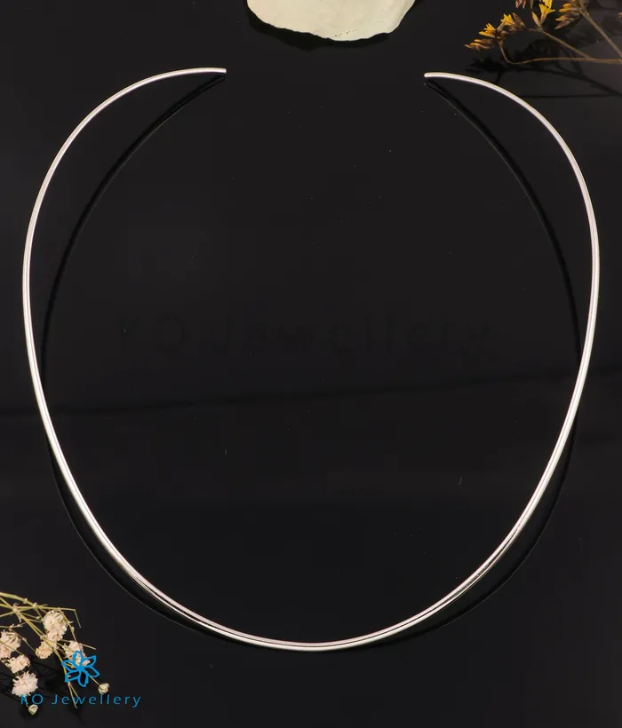 The Amanda Silver Collar Necklace Imported Necklaces