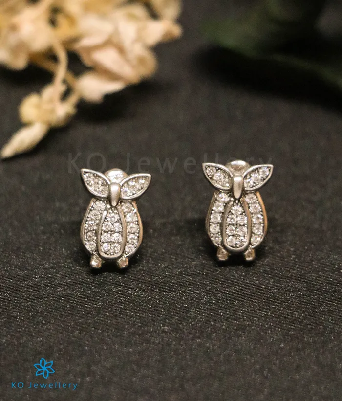 The Lotus Silver Earrings Imported Earrings
