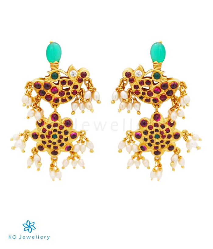 The Matsyagandha Silver Kemp Earrings Dhan Earrings