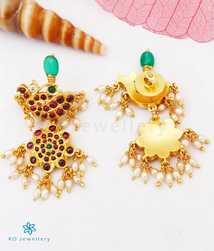 The Matsyagandha Silver Kemp Earrings Dhan Earrings