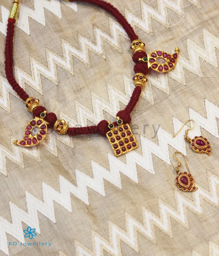The Mithil Silver Thread Necklace Silversmith Necklaces