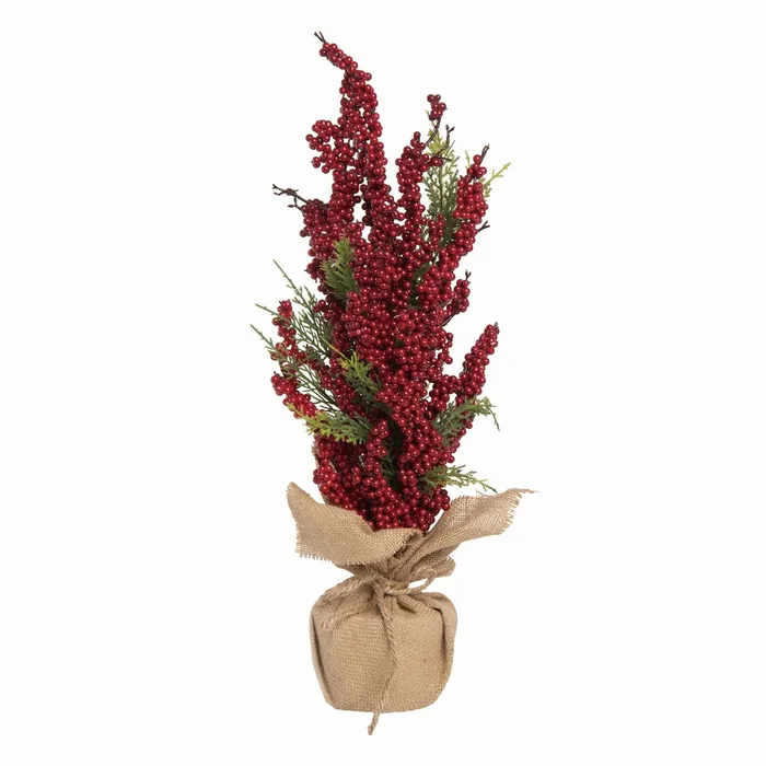 Transpac Transpac Red Berry Tree Necklaces