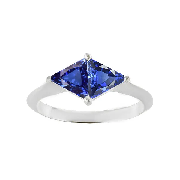 Trillion Cut Sapphire Gemstone Ring 2 Carats Ladies Jewelry Gold HarryChadEntcom Rings Trillion Cut Sapphire Gemstone Ring 2 Carats Ladies Jewelry Gold HarryChadEntcom Rings