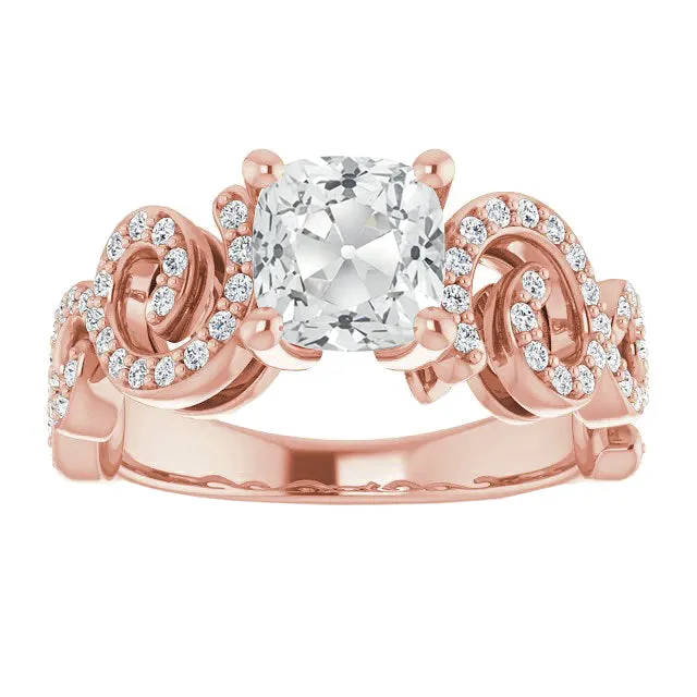 Womens Ring Cushion Old Miner Real Natural Earth Mined Diamond Prong Set 8 Carats Rose Gold HarryChadEntcom Rings Womens Ring Cushion Old Miner Real Natural Earth Mined Diamond Prong Set 8 Carats Rose Gold HarryChadEntcom Rings