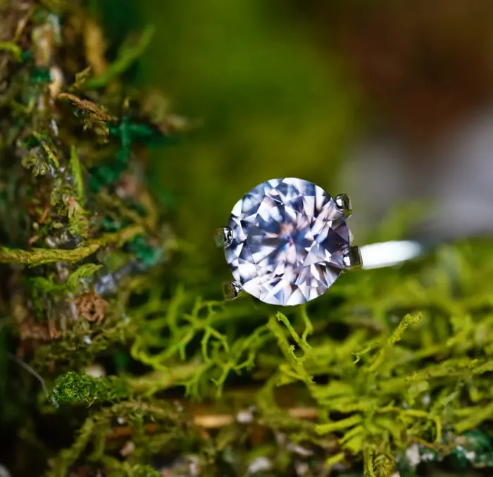 20CT ROUND BRILLIANT PRECISION CUT MONTANA SAPPHIRE MULTICOLOR 74MM Americut Gems Rings