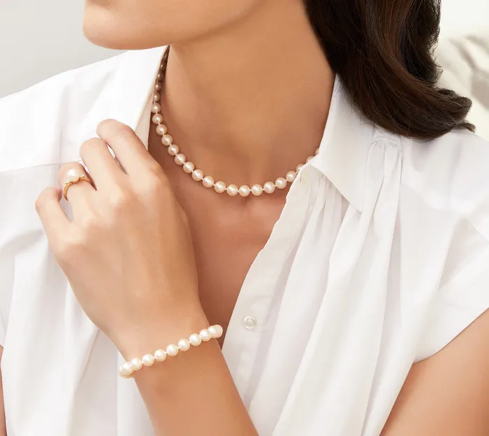 6570mm White Freshwater Pearl Bracelet AAA Quality SPT Bracelets
