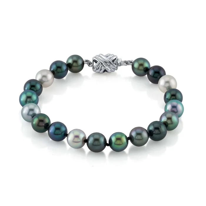 8085mm Multicolor Akoya Pearl Bracelet AAA Quality SPT Bracelets