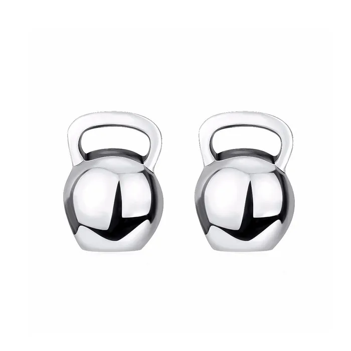 Barbell Beauties Earrings Kettlebell Earring 925 Sterling Silver