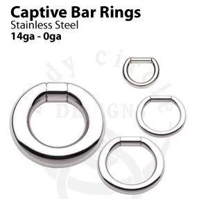 Body Circle Designs Rings Captive Bar Ring by Body Circle Designs