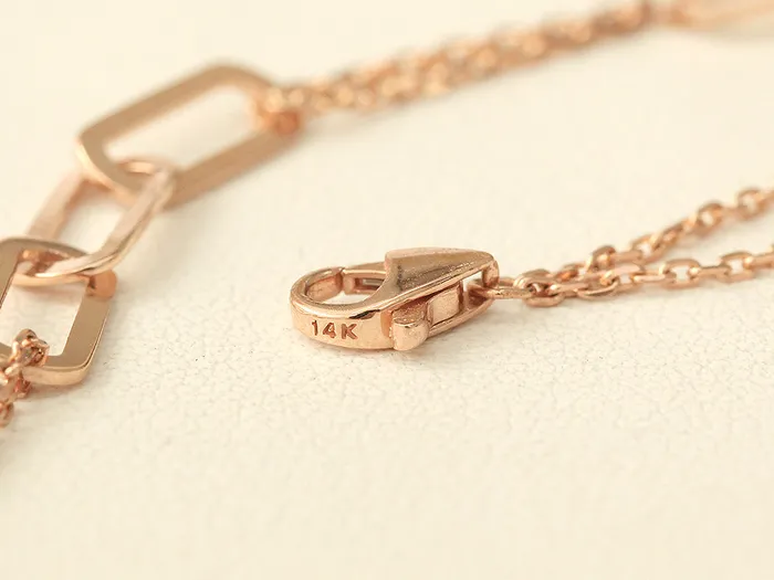 Bracelets MinimalBijoux 14K 18K Gold Clip Link Chain Bracelet