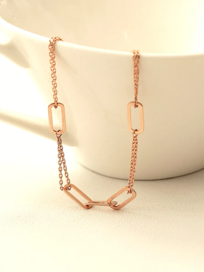 Bracelets MinimalBijoux 14K 18K Gold Clip Link Chain Bracelet