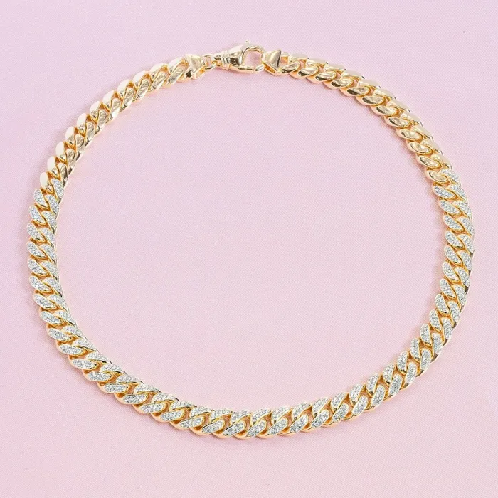 Diamond Cuban Necklace Princess Bride Diamonds Necklaces
