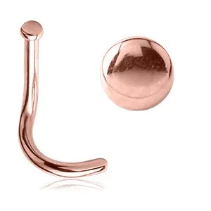 Disc Rose Gold Nostril Screw Tulsa Body Jewelry Earrings