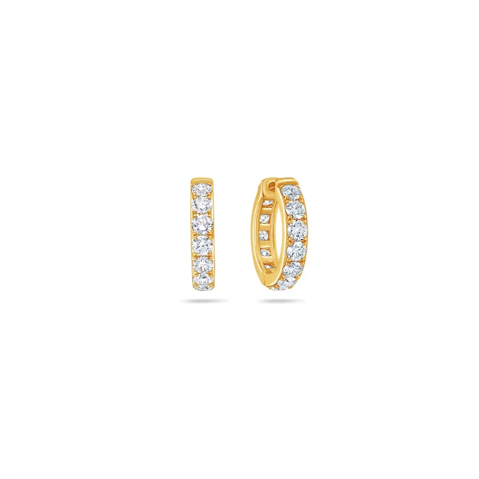 Earrings IF Co Micro Huggy Hoop Earrings 16mm