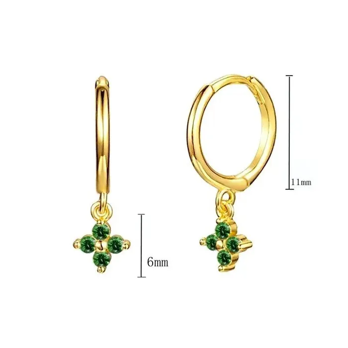 Earrings Mabel Love Co 925 Clover Earrings