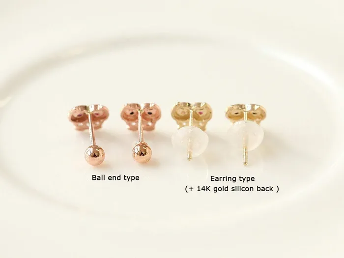 Earrings MinimalBijoux 14K Gold Plain ear cuff wrap cartilage earring 20g