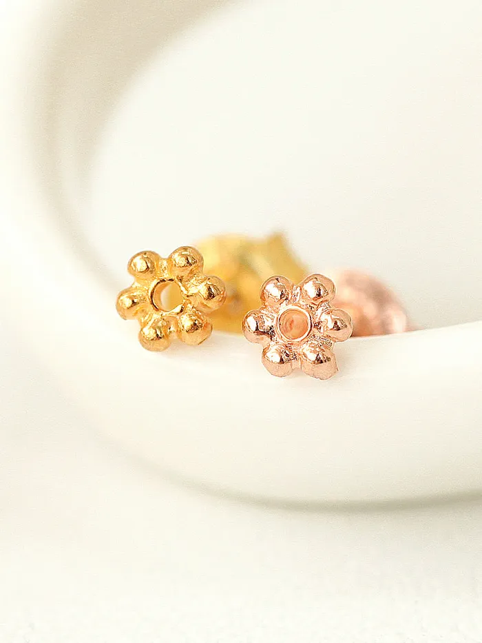 Earrings MinimalBijoux 925 Silver Mini Flower Stud Earring