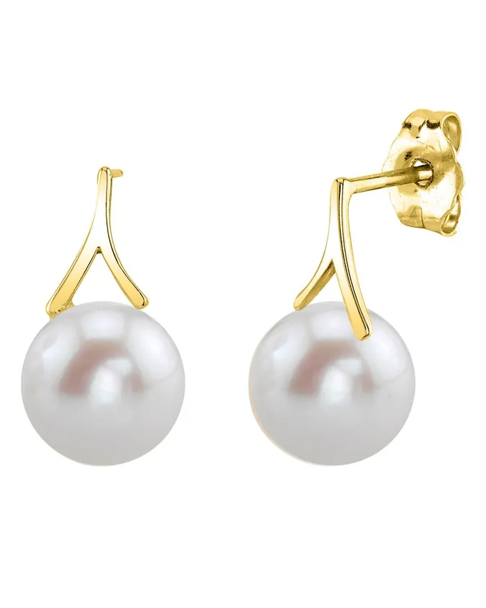 Earrings SPT Freshwater Pearl Wren Dangle Earrings