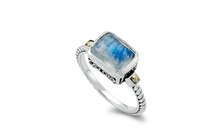 Eirini Ring Rainbow Moonstone Samuel B Rings