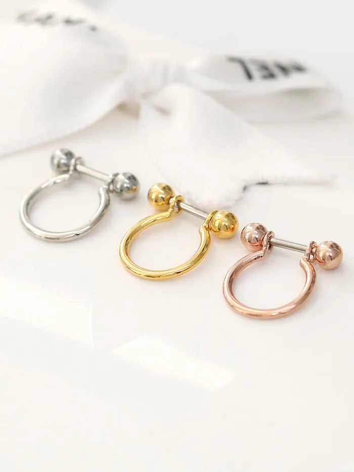 Horseshoe ring piercing MinimalBijoux Rings