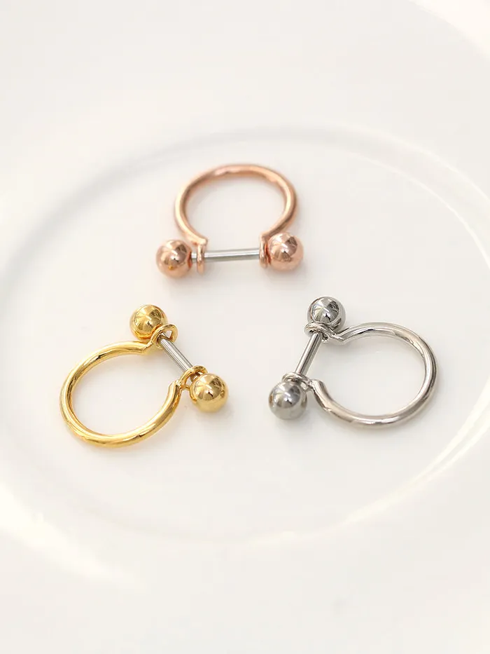 Horseshoe ring piercing MinimalBijoux Rings