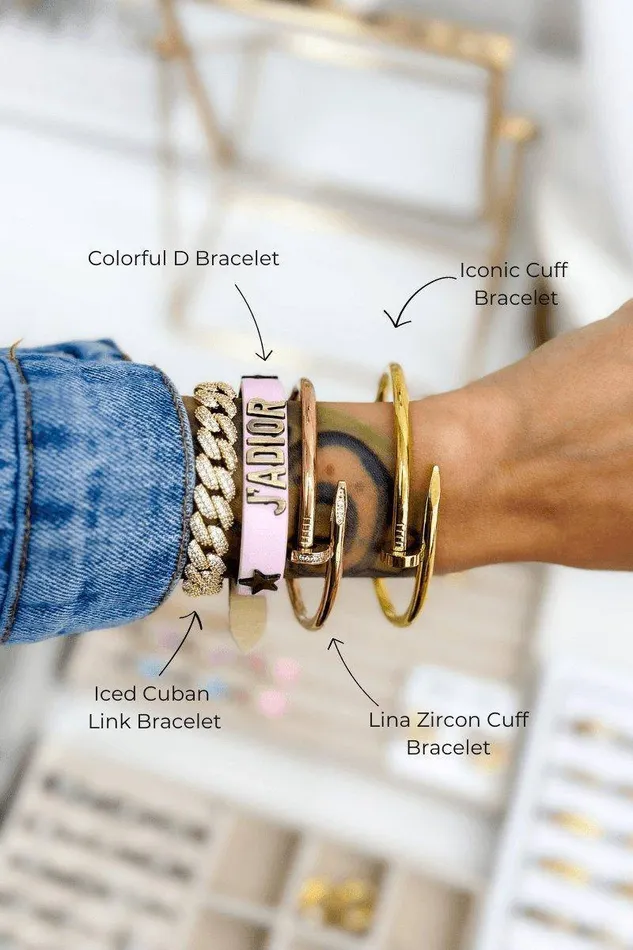 ICED CUBAN LINK BRACELET Mabel Love Boutique Bracelets