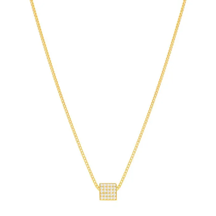 IF Co Necklaces Mini Block Necklace 7mm