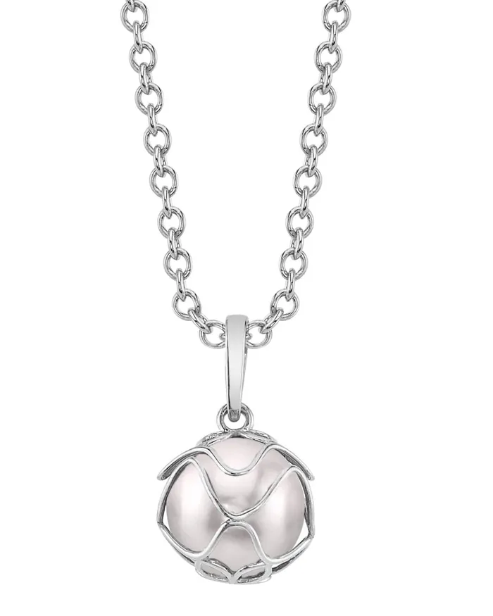 Japanese Akoya Pearl Cora Pendant SPT Necklaces