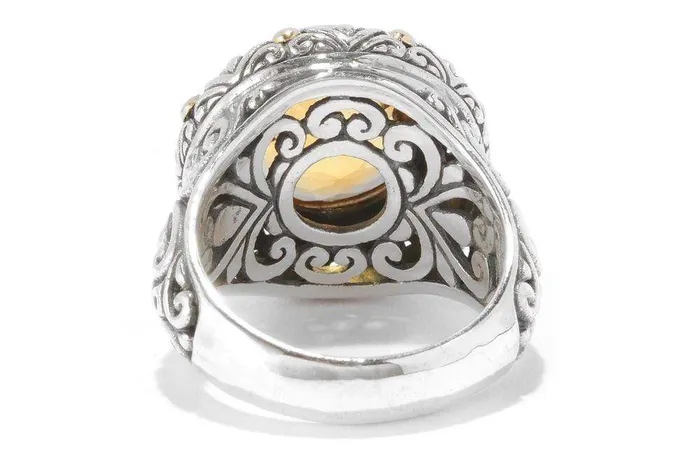 Lorelei Ring Citrine Samuel B Rings