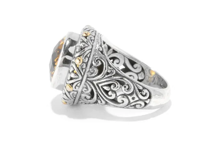 Lorelei Ring Citrine Samuel B Rings