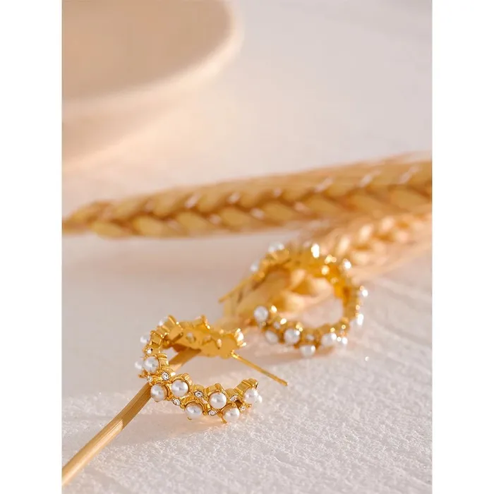 Mabel Love Co Earrings Margaret Hoop Earrings