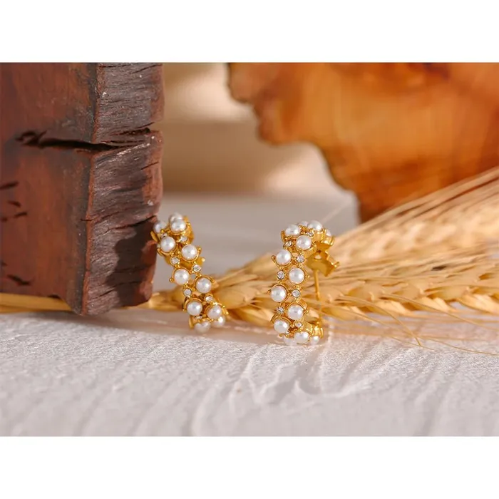 Mabel Love Co Earrings Margaret Hoop Earrings