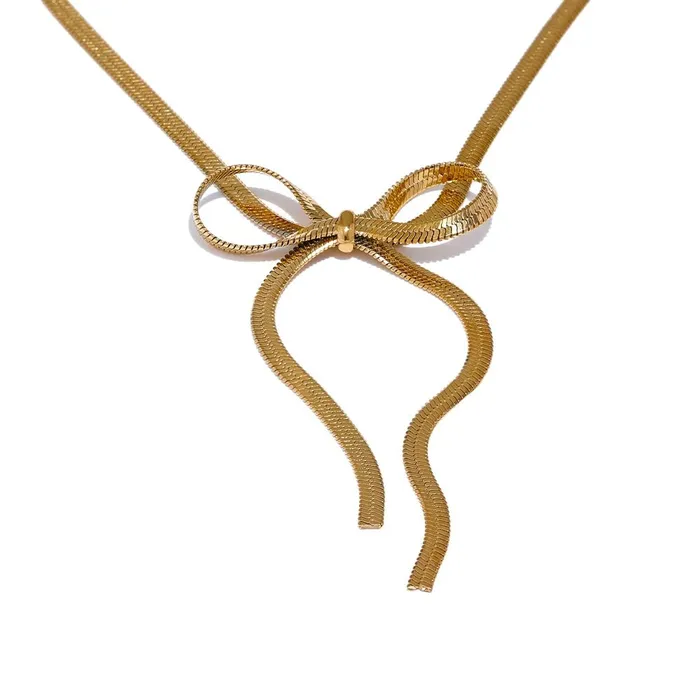 Mabel Love Co Necklaces Popular Bow knot Necklace