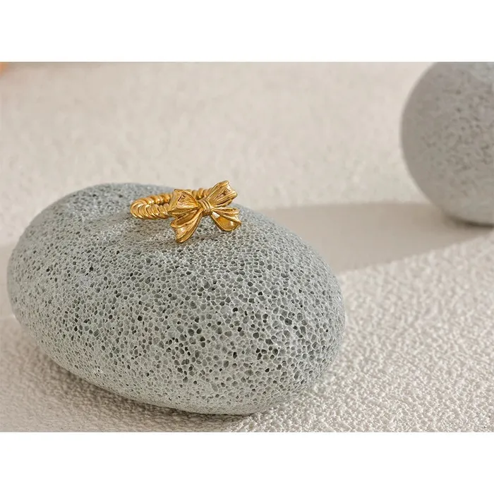 Mabel Love Co Rings Gold Bow Ring