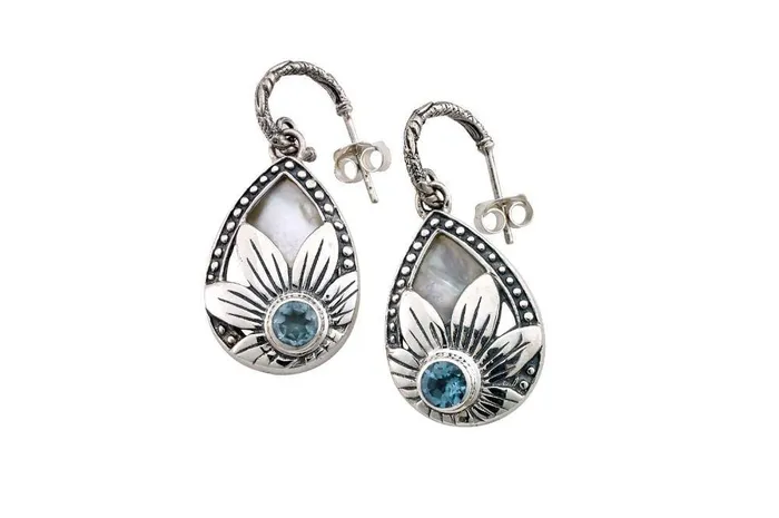 Makana Earrings Mother Of Pearl Samuel B Earrings