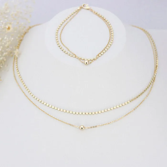 MinimalBijoux 14K Gold Layered Ball Bracelet Bracelets