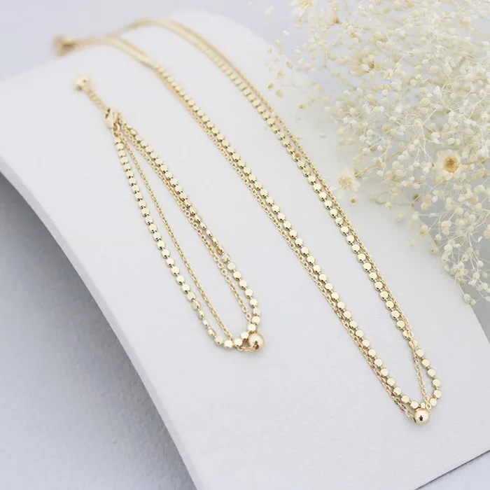 MinimalBijoux 14K Gold Layered Ball Bracelet Bracelets