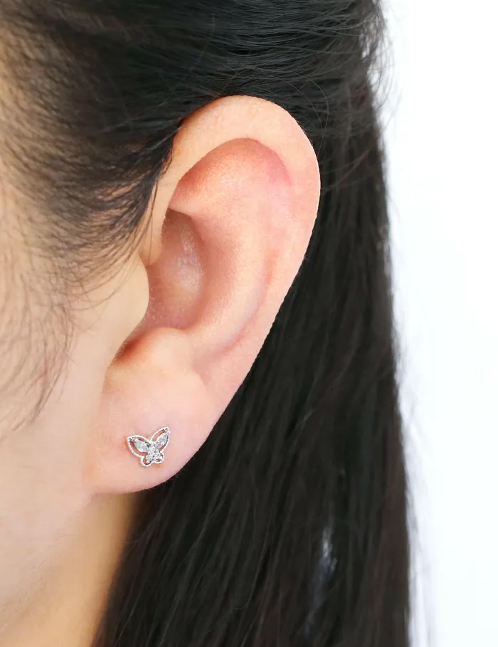 MinimalBijoux Butterfly Cubic CZ Cartilage earring Earrings