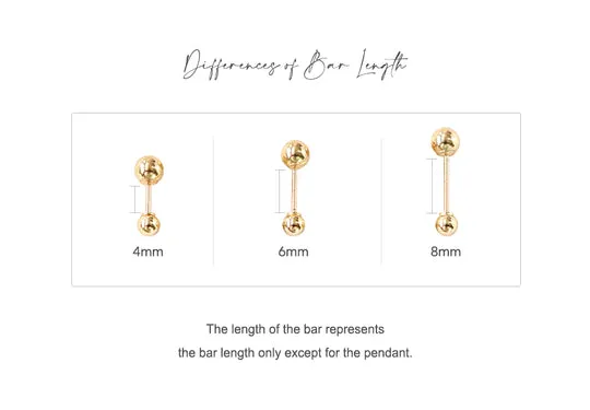 MinimalBijoux Earrings 14K gold Mini horseshoe cartilage earring 20g
