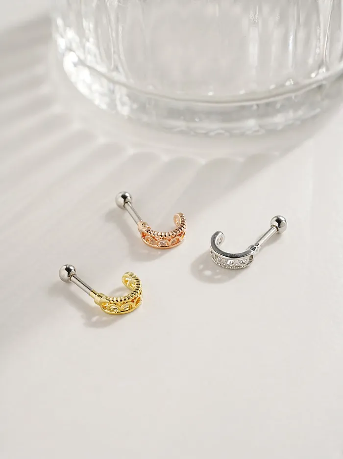 MinimalBijoux Earrings Sound Dotted Cartilage Ear Piercing 16G