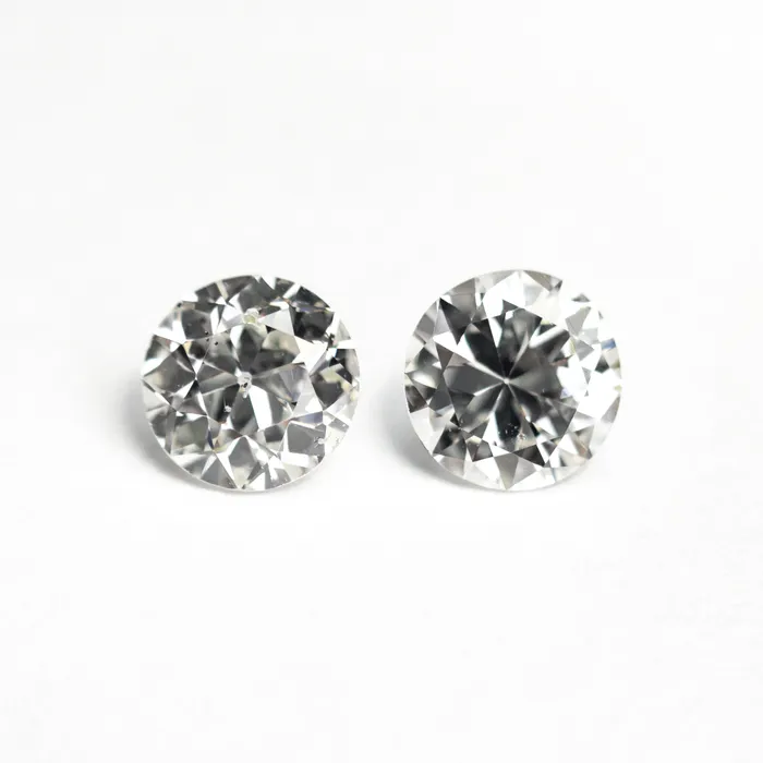 Misfit Diamonds Rings 103cttw 2pc 519x510x299mm 527x518x309mm SI HI Old European Cut Matching Pair 2443901 Misfit Diamonds Rings 103cttw 2pc 519x510x299mm 527x518x309mm SI HI Old European Cut Matching Pair 2443901