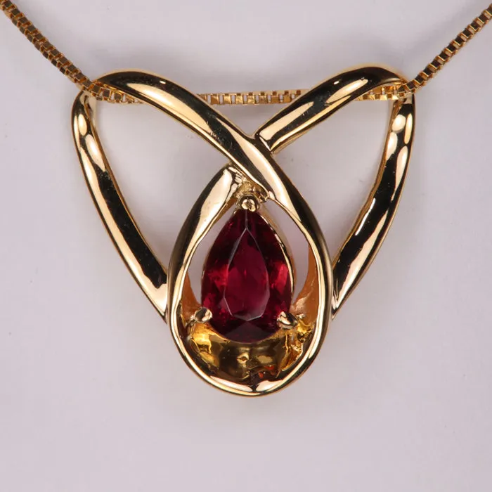 Moriartys Gem Art PreStyled Sets 14K Yellow Gold Tourmaline Slide Pendant 100 Carat Moriartys Gem Art PreStyled Sets 14K Yellow Gold Tourmaline Slide Pendant 100 Carat