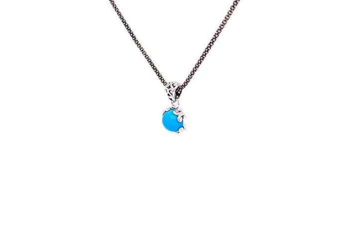 Necklaces Samuel B Glow Necklace Turquoise