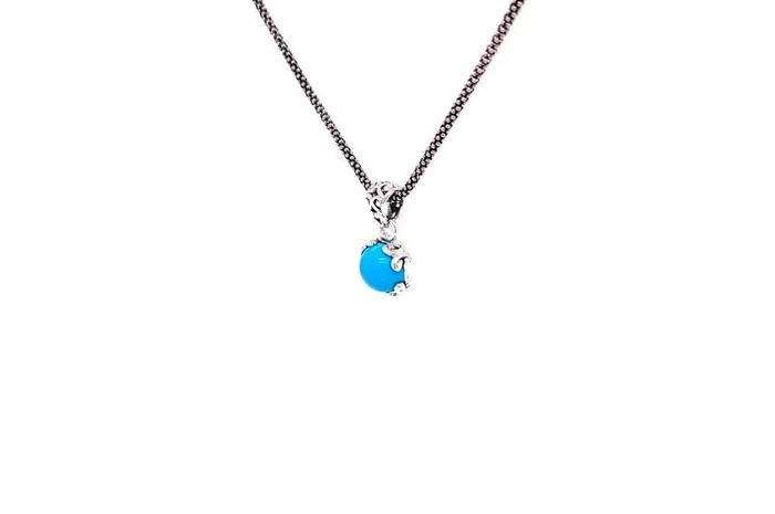 Necklaces Samuel B Glow Necklace Turquoise